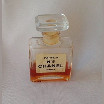Vintage Empty Chanel No. 5 Bottle