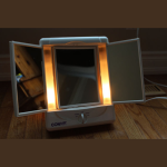 Conair Two Sided Lighted Makeup Mirror Used Free 1