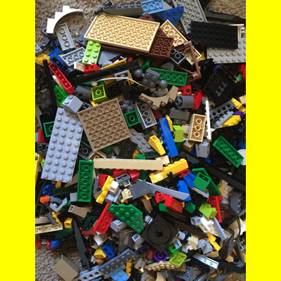 Picture of Lego 100 Pieces Random Bricks and Parts Used Free