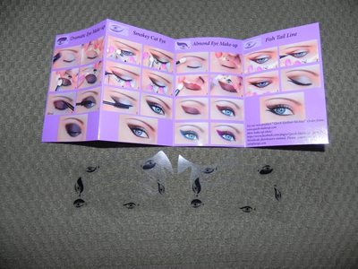 Picture of Quick Make-Up Stencils Used Free